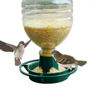 Garvee Mangiatoia Per Uccelli Da Bottiglia Riciclata Dispenser Automatico Polipropilene Per Giardino E Balcone