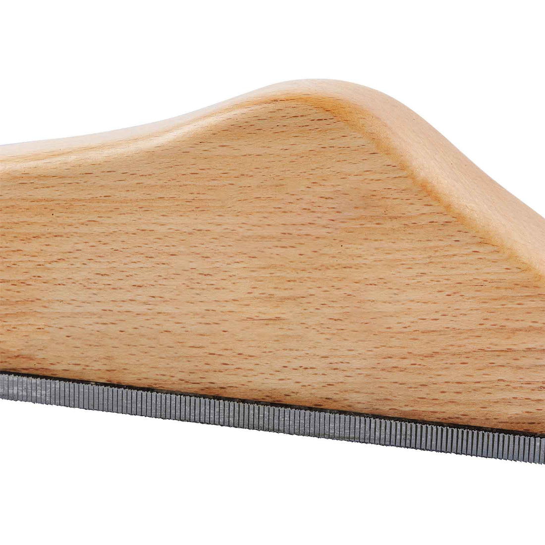 Lima per tasti per chitarra Garvee da 6 pollici con manico in legno per officina di chitarra, strumento di riparazione preciso per il livello dei tasti, lunghezza 6", legno naturale