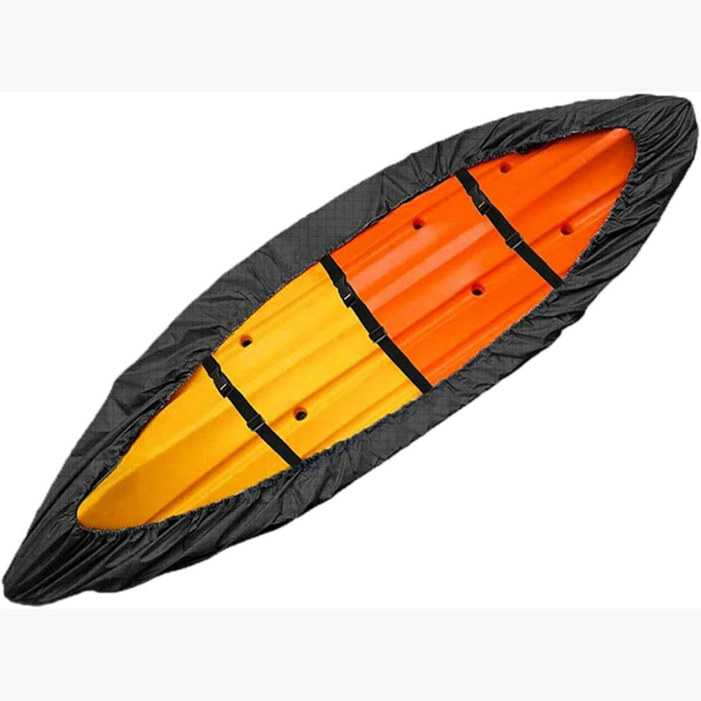 Garvee Kayak Cover 210D UV-resistente Impermeabile Protezione Solare Anti-Intemperie per Kayak Canoa SUP 3.6-4 m Rimessaggio Esterno