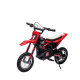 Moto elettrica fuoristrada Garvee 24V Motore da 250W per bambini e adolescenti Avventure all'aria aperta 44,9"L x 25"W x 28,6"H Nero - Nero