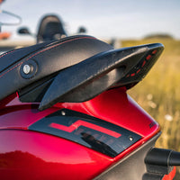 Garvee Auto Rear Wing Cover Spoiler posteriore tipo Pasta con targhetta, parti modificate, leggero, nero