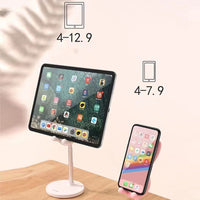 Supporto universale per smartphone a forma di coniglio Garvee, altezza regolabile, supporto da tavolo robusto e compatto per ufficio e casa