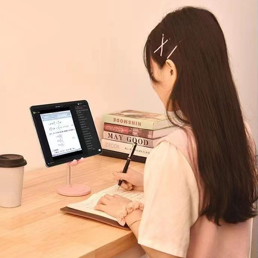 Supporto universale per smartphone Garvee a forma di coniglio, regolabile in altezza, leggero e stabile, per ufficio e casa.