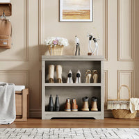 Garvee Scaffale MDF Senza Porte - Design Aperto, Struttura Resistente, Versatile per Casa e Ufficio, Finitura Liscia