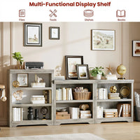 Garvee Scaffale MDF Senza Porte - Design Aperto, Struttura Resistente, Versatile per Casa e Ufficio, Finitura Liscia