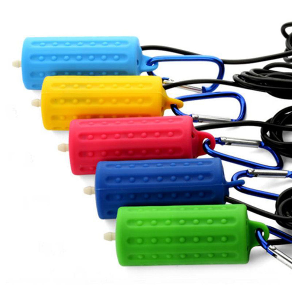 GARVEE Pompa d'aria per acquario Mini USB con doppia pietra porosa per pesci da interno ed esterno, silenziosa, portatile, tubo in silicone