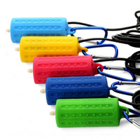 GARVEE Pompa d'aria per acquario Mini USB con doppia pietra porosa per pesci da interno ed esterno, silenziosa, portatile, tubo in silicone