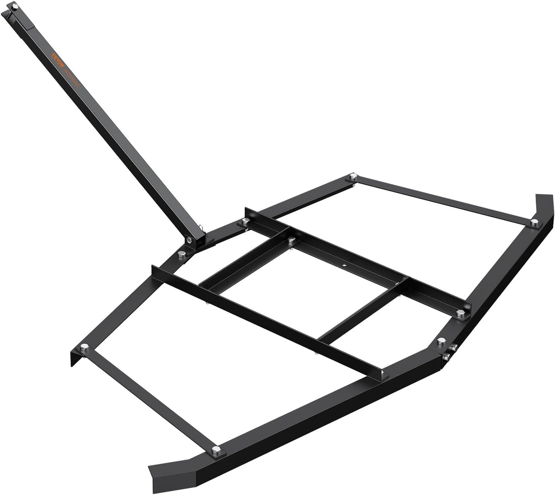 Garvee Drag-Harke per ATV/UTV in Acciaio Robusto 188 cm Regolabile Nero - Ideale per Giardinaggio