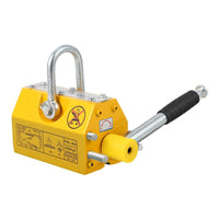 Sollevatore magnetico Garvee, capacità di sollevamento 880 libbre, con impugnatura in gomma, per piastre in acciaio e acciaio tondo, uso industriale, nero