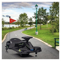 Garvee Kids Drift Go-Kart elettrico 24V - Telaio in metallo, per esterni, nero - Elegante go-kart elettrico per nuovi avventurieri.