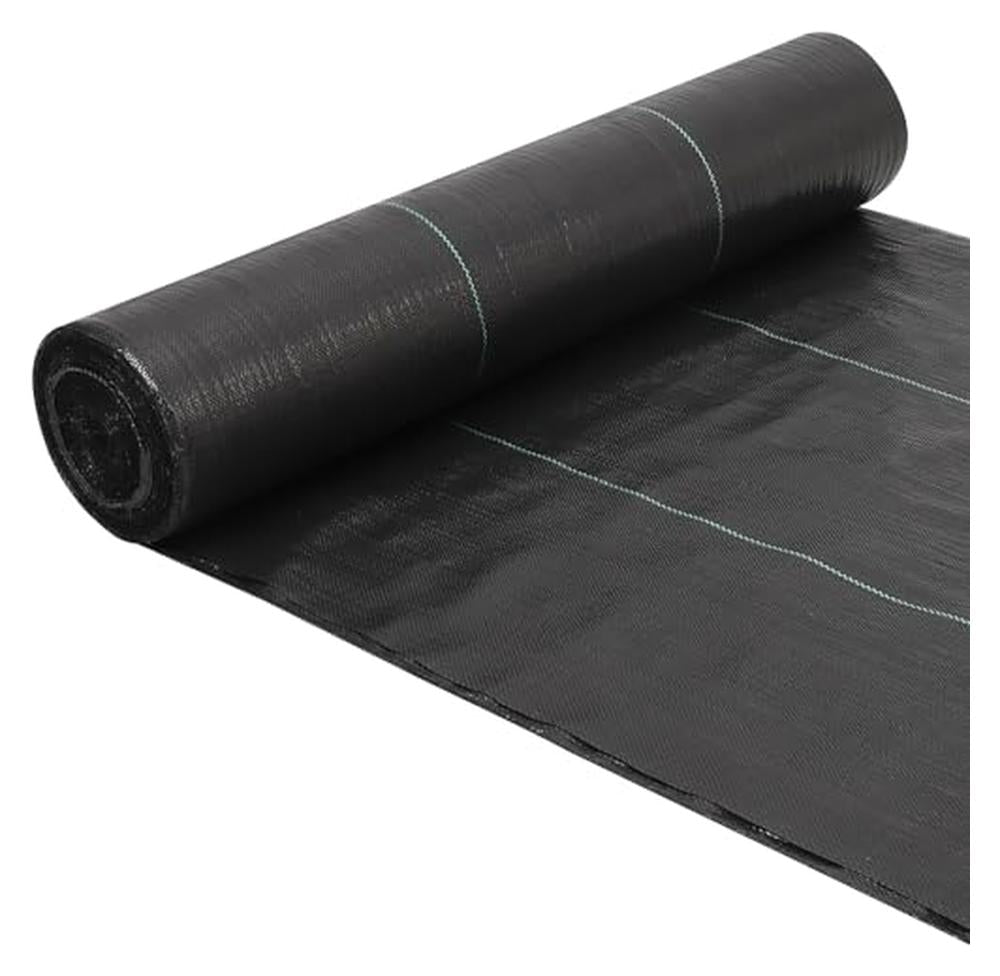 Tessuto anti-erbacce Garvee 5FTx300FT Geotessile resistente 3.2O per giardino e industria, resistente alle intemperie, nero