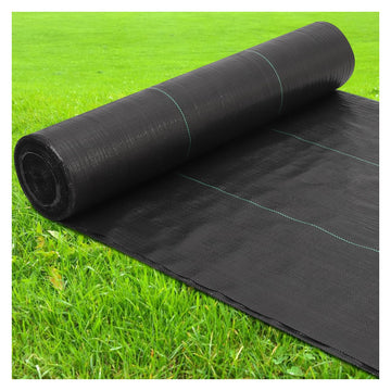 Tessuto anti-erbacce Garvee, tessuto da giardino resistente, 6,5x300 piedi, nero, versatile per giardino e vialetto