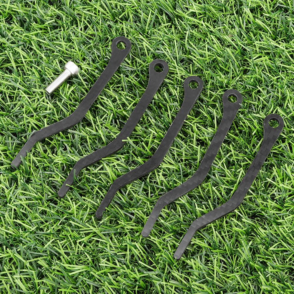 Garvee Catena Catcher in Fibra di Carbonio Ultralight per Moto e Bici - Stabilizzatore Catena Anti-Caduta - Montaggio Rapido Senza Attrezzi - Nero, 93x10.6x2.5mm