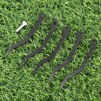 Garvee Catena Catcher in Fibra di Carbonio Ultralight per Moto e Bici - Stabilizzatore Catena Anti-Caduta - Montaggio Rapido Senza Attrezzi - Nero, 93x10.6x2.5mm