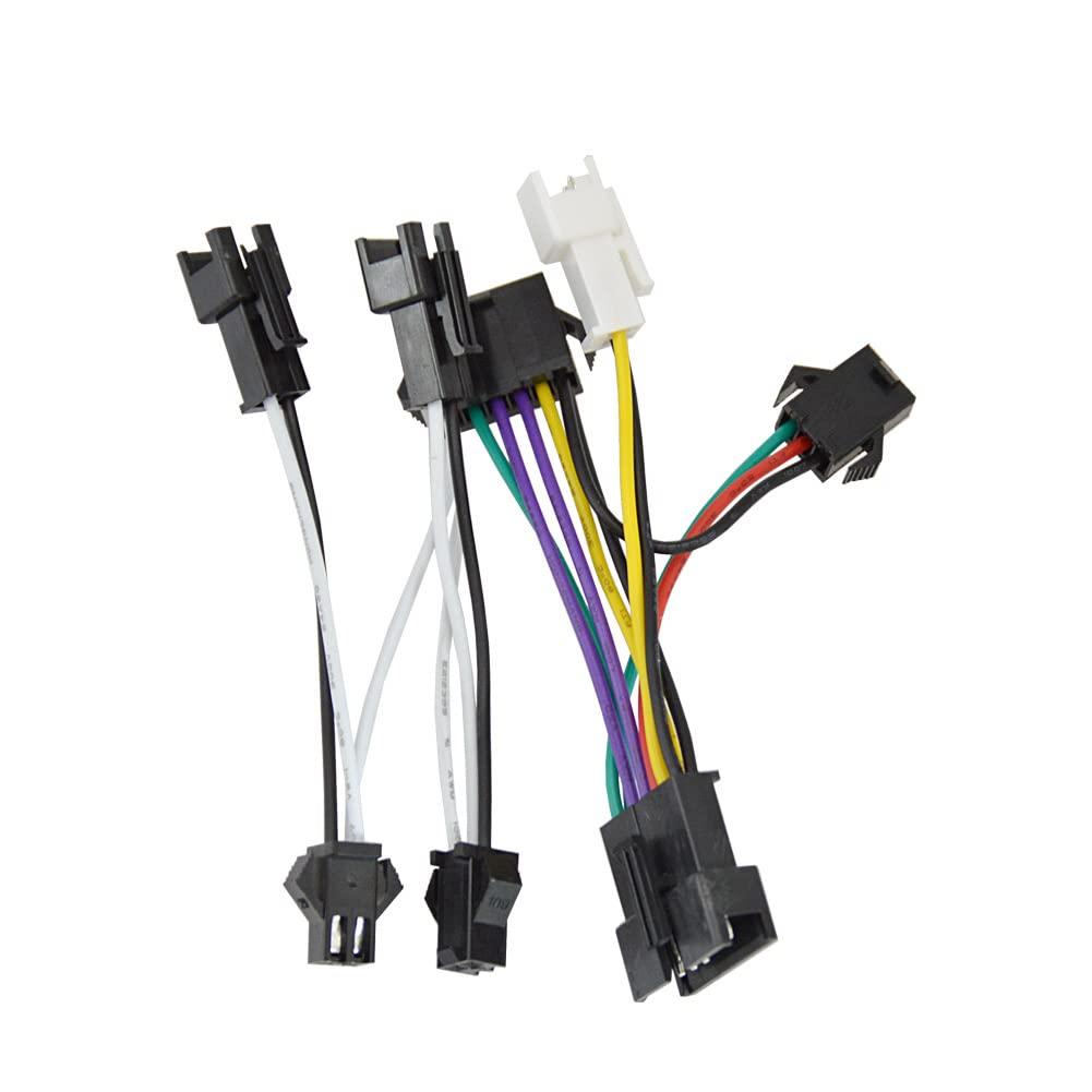 Set di illuminazione per bici elettrica Garvee – LED, impermeabile, ideale per gli spostamenti urbani, per illuminazione anteriore e posteriore