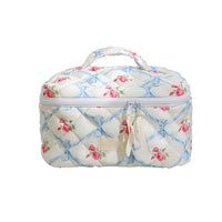 Garvee Set da 3 pezzi Borse per cosmetici trapuntate Organizzatore per trucchi da viaggio Grande capacità Leggero Versatile Materiale di alta qualità Portatile Per donne e ragazze