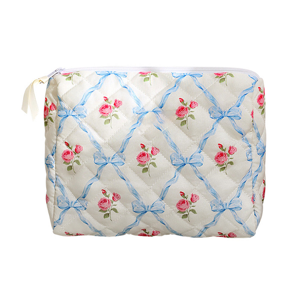 Garvee Set da 3 pezzi Borse per cosmetici trapuntate Organizzatore per trucchi da viaggio Grande capacità Leggero Versatile Materiale di alta qualità Portatile Per donne e ragazze