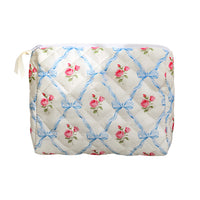 Garvee Set da 3 pezzi Borse per cosmetici trapuntate Organizzatore per trucchi da viaggio Grande capacità Leggero Versatile Materiale di alta qualità Portatile Per donne e ragazze