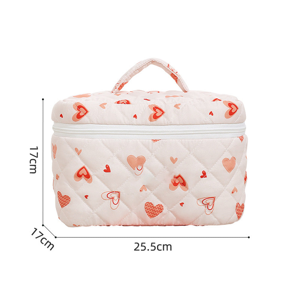 Garvee Set di 3 mini borse per cosmetici con cerniera, materiale resistente, organizer portatile per viaggi, ampia apertura, multicolore