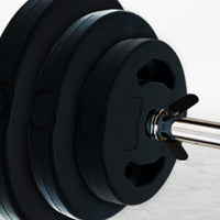 Set Manubri Regolabili Garvee 40 Libbre con Barra 51" PU Nero - Salvaspazio per Palestra Domestica, Perfetto per Festa del Papà