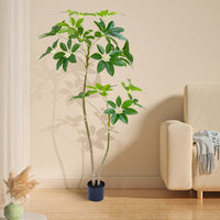 Garvee Albero Parasole Artificiale 5.2 piedi PVC Pianta da Interno Forma Regolabile Simbolo Feng Shui Casa Ufficio Soggiorno Balcone Verde