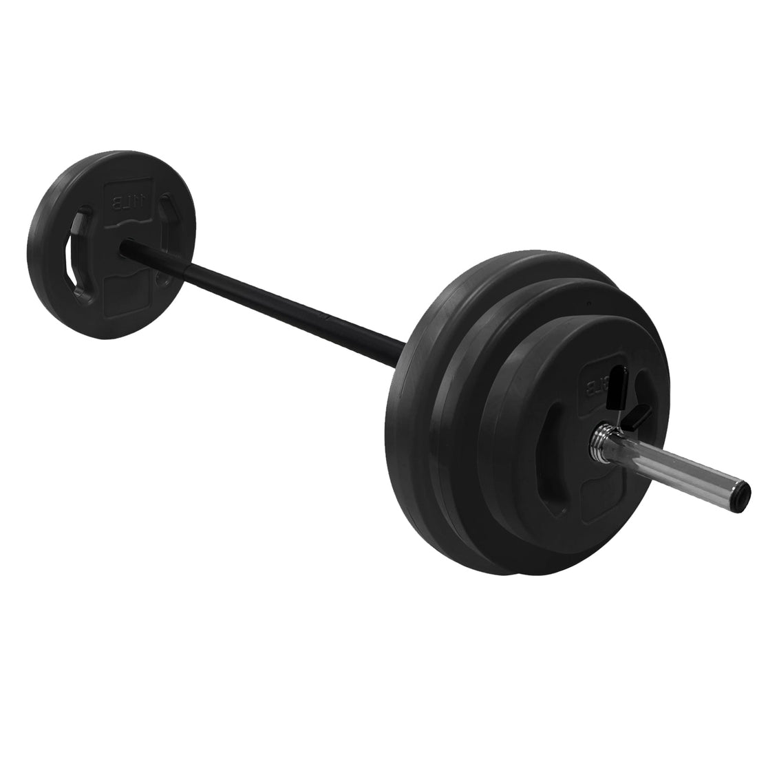 Set Manubri Regolabili Garvee 40 Libbre con Barra 51" PU Nero - Salvaspazio per Palestra Domestica, Perfetto per Festa del Papà