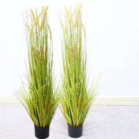 Erba artificiale Garvee 4 piedi Equiseto PVC resistente per interni Soggiorno Camera da letto Verde