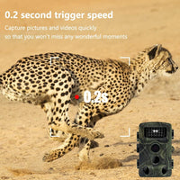 Garvee Mini Trail Camera 1080p 36MP Trasparente Confezione da 2 con scheda da 32 GB per la sorveglianza del giardino esterno