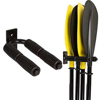 Supporto da parete per pagaia per kayak Garvee Sport in alluminio per canoa, SUP, garage, stabile, salvaspazio, facile da montare