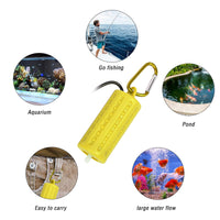 Garvee Pompa Aria Acquario USB Silenziosa Mini Areatore Economico in Plastica Giallo per Acquari Piccoli e Medi Casa e Ufficio