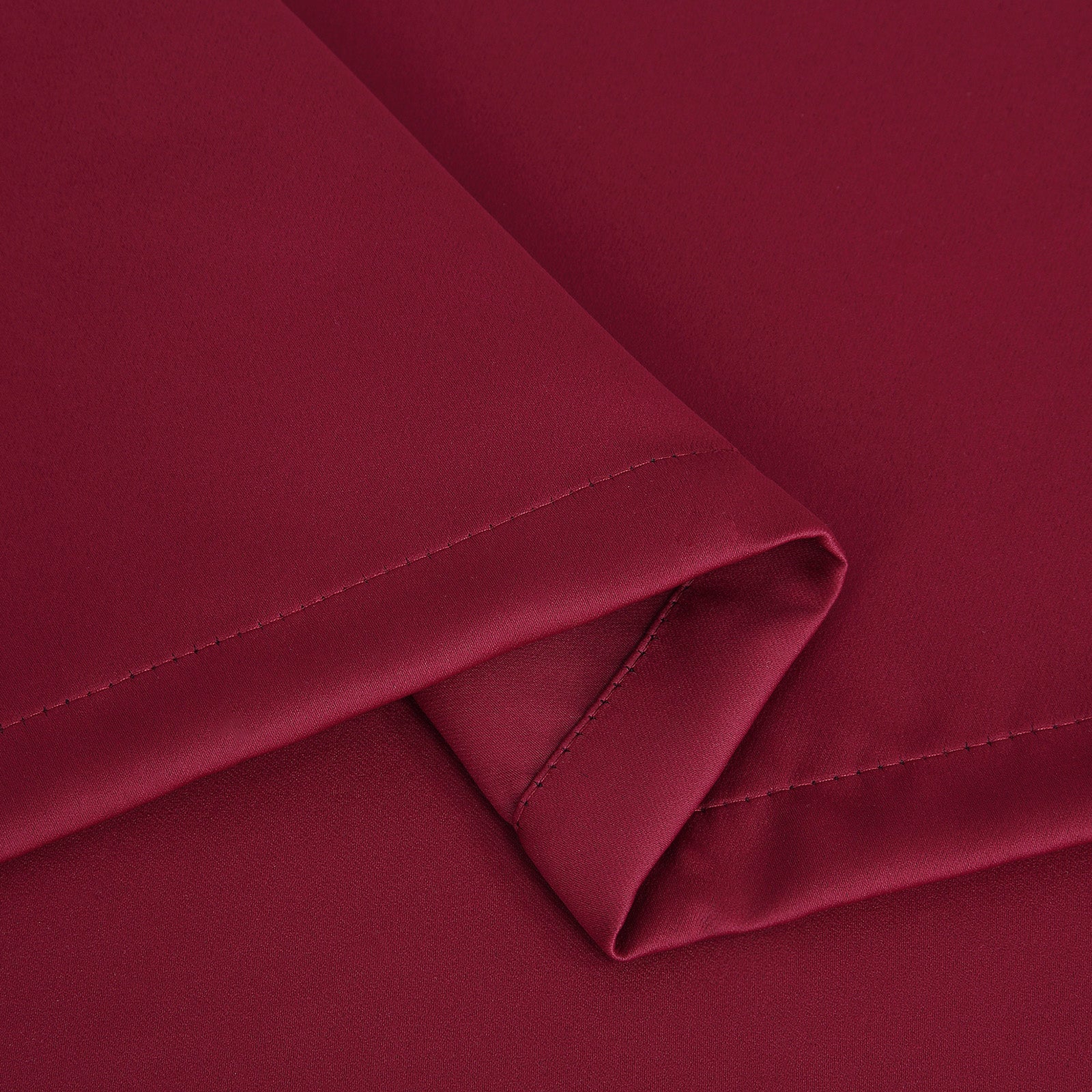 Tende natalizie corte Garvee per bagno, 2 pannelli, oscuranti, tasca per asta, vino rosso, 26x36 pollici, per cucina e finestre piccole