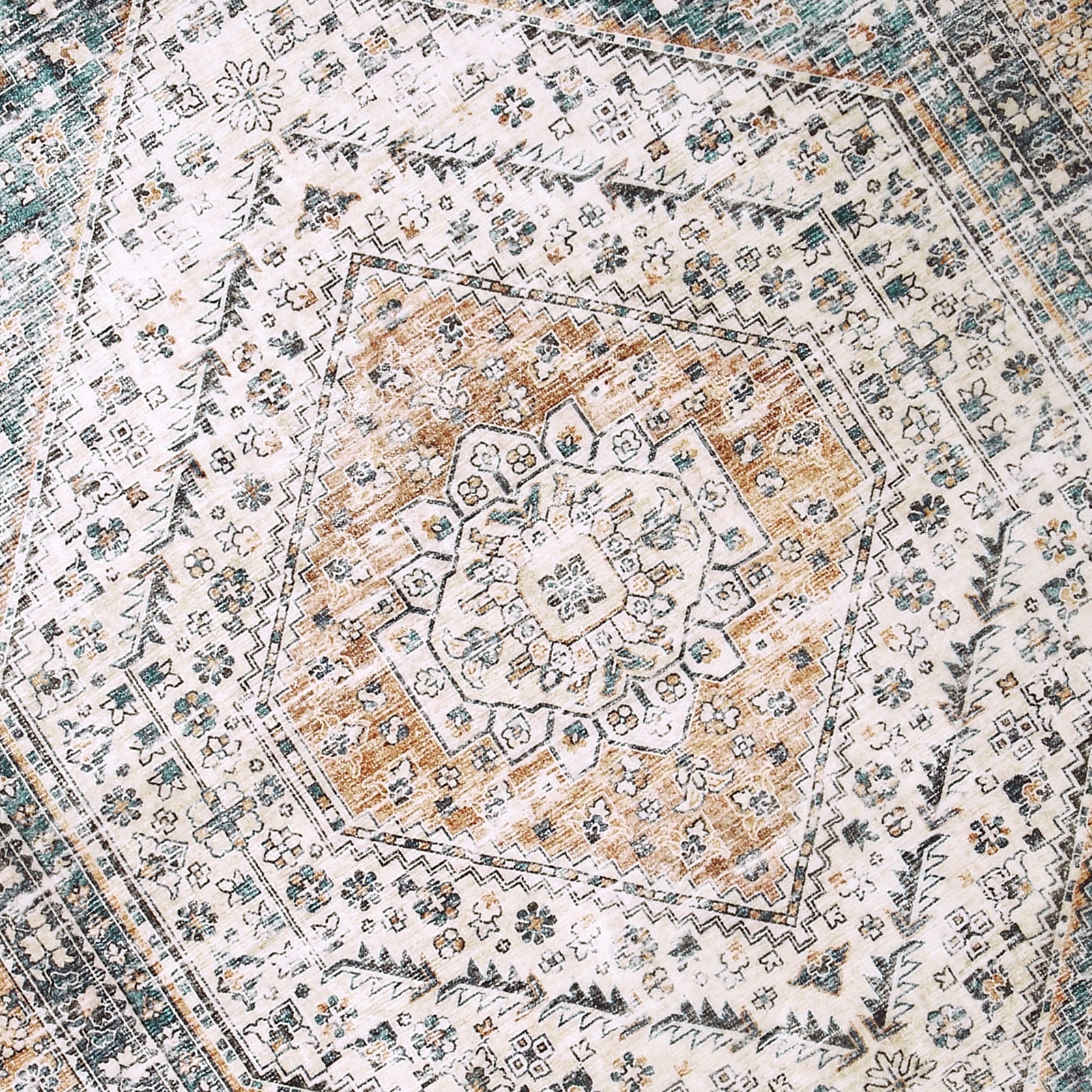 Tappeto lavabile Garvee 80 x 150 cm in lana sintetica antiscivolo a pelo corto per camera da letto, soggiorno, sala da pranzo