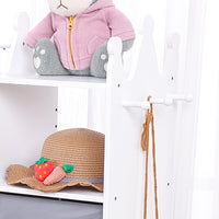 Garvee Dress Up Storage per ragazze con luce e specchio, MDF, rosa, cameretta per bambini, 45x32x19 pollici