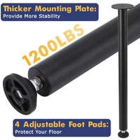 Gambe per tavolo Garvee da 28 pollici - Altezza regolabile, metallo, ideali per ufficio, sala da pranzo e design di mobili moderni