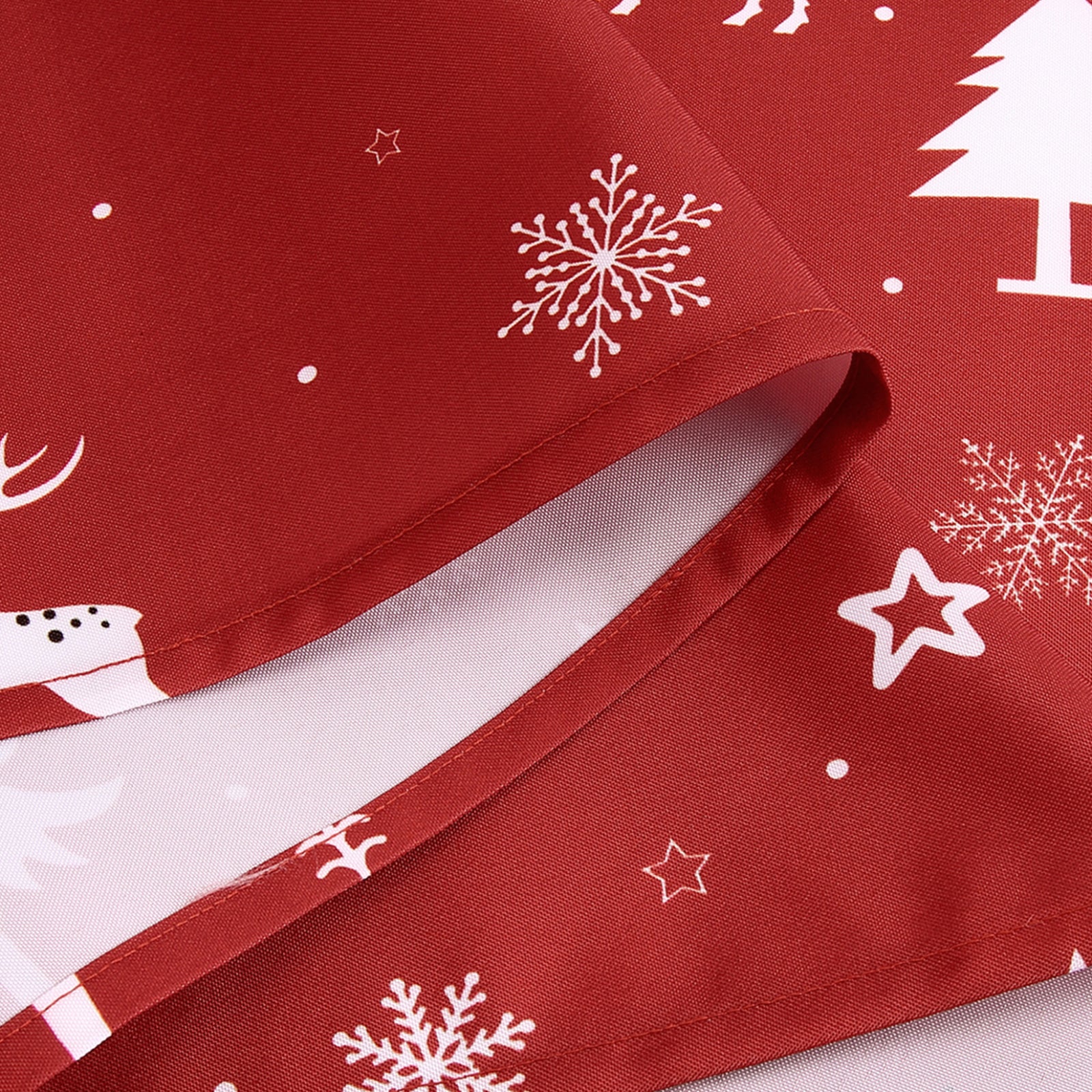 Garvee Weihnachtstischdecke Wasserdicht Polyester Hirsch Motiv 137x229cm Für Esszimmer & Partys