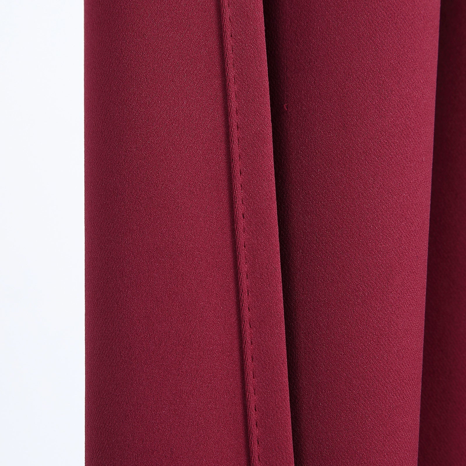 Tende natalizie corte Garvee per bagno, 2 pannelli, oscuranti, tasca per asta, vino rosso, 26x36 pollici, per cucina e finestre piccole