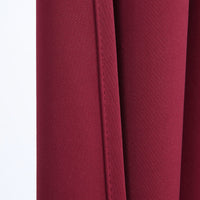 Tende natalizie corte Garvee per bagno, 2 pannelli, oscuranti, tasca per asta, vino rosso, 26x36 pollici, per cucina e finestre piccole