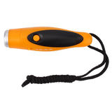 Garvee Fischietto Elettronico Sportivo 3 Toni Regolabili Volume Adattabile ABS Acrilico Per Arbitri Outdoor Nero Con Portachiavi - Blu