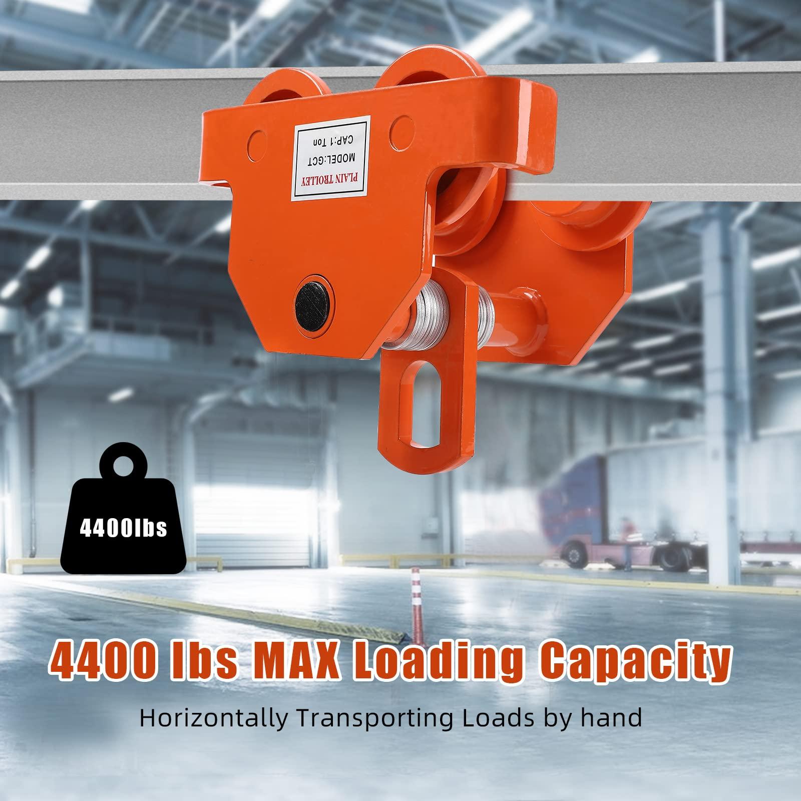 Carrello portacarichi Garvee da 2 tonnellate con doppia ruota, regolabile in acciaio da 3,5-8 pollici per edilizia e industria