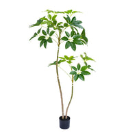 Garvee Albero Parasole Artificiale 5.2 piedi PVC Pianta da Interno Forma Regolabile Simbolo Feng Shui Casa Ufficio Soggiorno Balcone Verde
