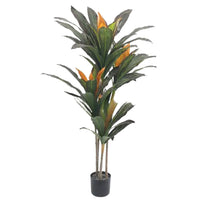 Albero di Dracena Artificiale Garvee 105 cm, Rami Regolabili, Vaso di Cemento, Robusto per Decorazioni da Interni ed Esterni, Verde
