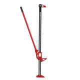 Garvee 3 T Farm Jack 6600 LB con meccanismo a cricchetto, acciaio, verniciato a polvere, per fuoristrada e agricoltura, universale, nero - nero
