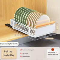 Guida ammortizzante in metallo per cassetto estensibile da cucina Garvee per cucina e bagno in acciaio al carbonio, silenziosa e versatile