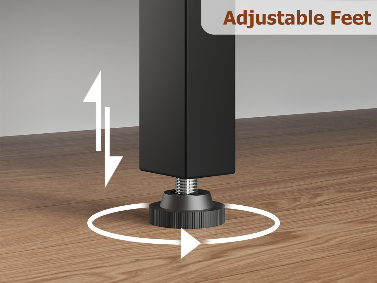 Libreria Angolare Garvee con struttura in metallo a forma di L, stile industriale, grande, per soggiorno e camera da letto, 68.5"x30.7"x30.7" nero