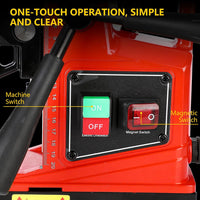 Trapano Magnetico GARVEE Set 11 Pezzi per Festa del Papà | Carotatrice Portatile Industriale Ø 4 cm Nero