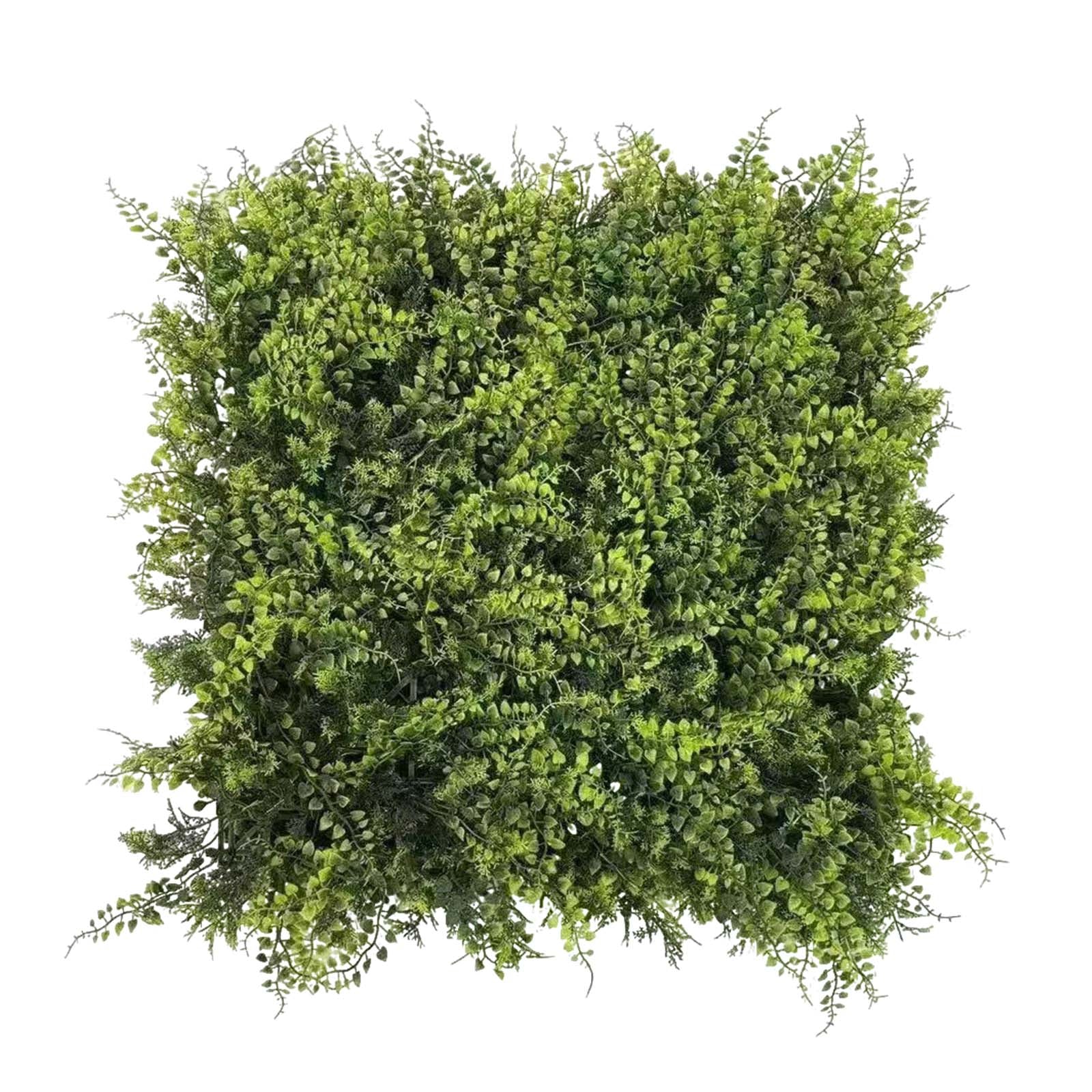 Garvee set da 12 pannelli di bosso artificiale, 20x20 cm, resistenti ai raggi UV, flessibili, in polietilene, per uso in giardino e in interni, verde