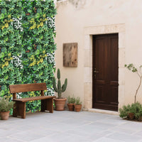 Garvee set da 6 pannelli da parete in erba artificiale 20x20" - materiale PE resistente ai raggi UV e alle intemperie per giardino, matrimoni, uso interno ed esterno, verde
