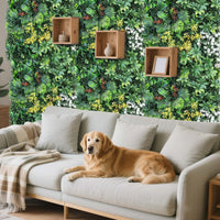 Garvee set da 6 pannelli da parete in erba artificiale 20x20" - materiale PE resistente ai raggi UV e alle intemperie per giardino, matrimoni, uso interno ed esterno, verde