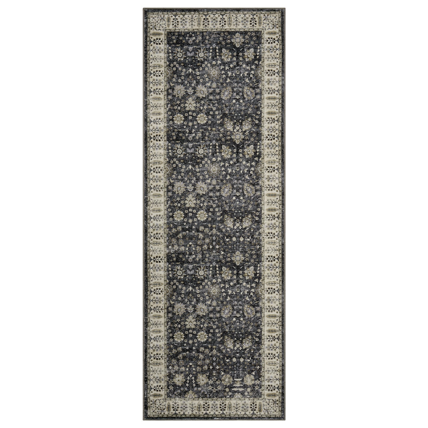 Tappeti marocchini Garvee 80 x 150 cm, tappeto antiscivolo a pelo piatto per soggiorno, camera da letto, cucina, stile boho, misto cotone, materiale in feltro