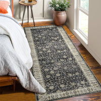 Tappeti marocchini Garvee 80 x 150 cm, tappeto antiscivolo a pelo piatto per soggiorno, camera da letto, cucina, stile boho, misto cotone, materiale in feltro